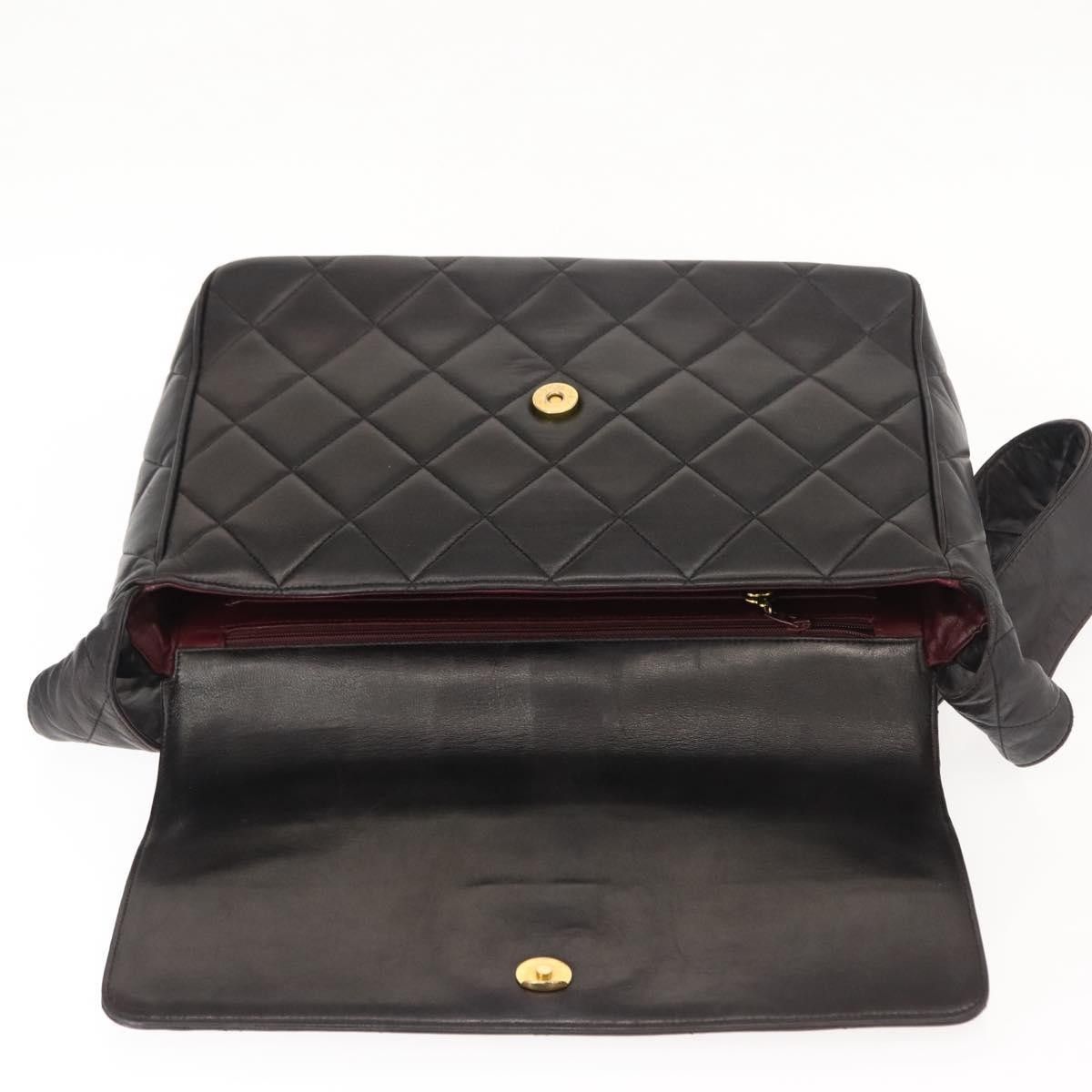 Chanel Chanel Vintage CC Square Flap Bag Quilted Lambskin Size ONE SIZE - 14 Thumbnail