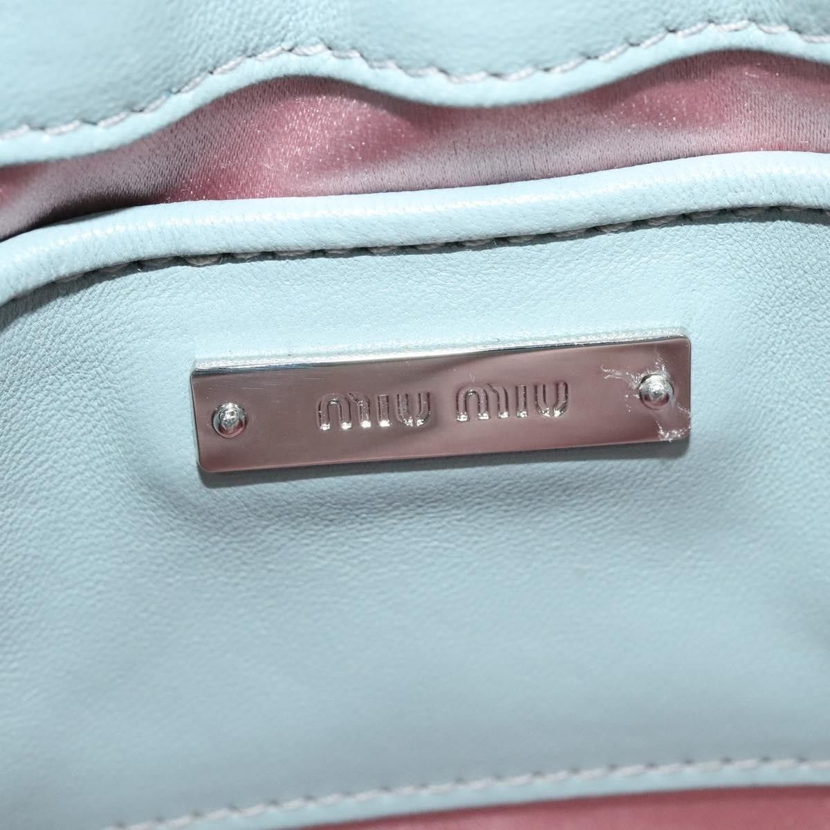 Miu Miu Miu Miu Madras Chain Clutch Matelasse Leather with Glitter Size ONE SIZE - 6 Thumbnail