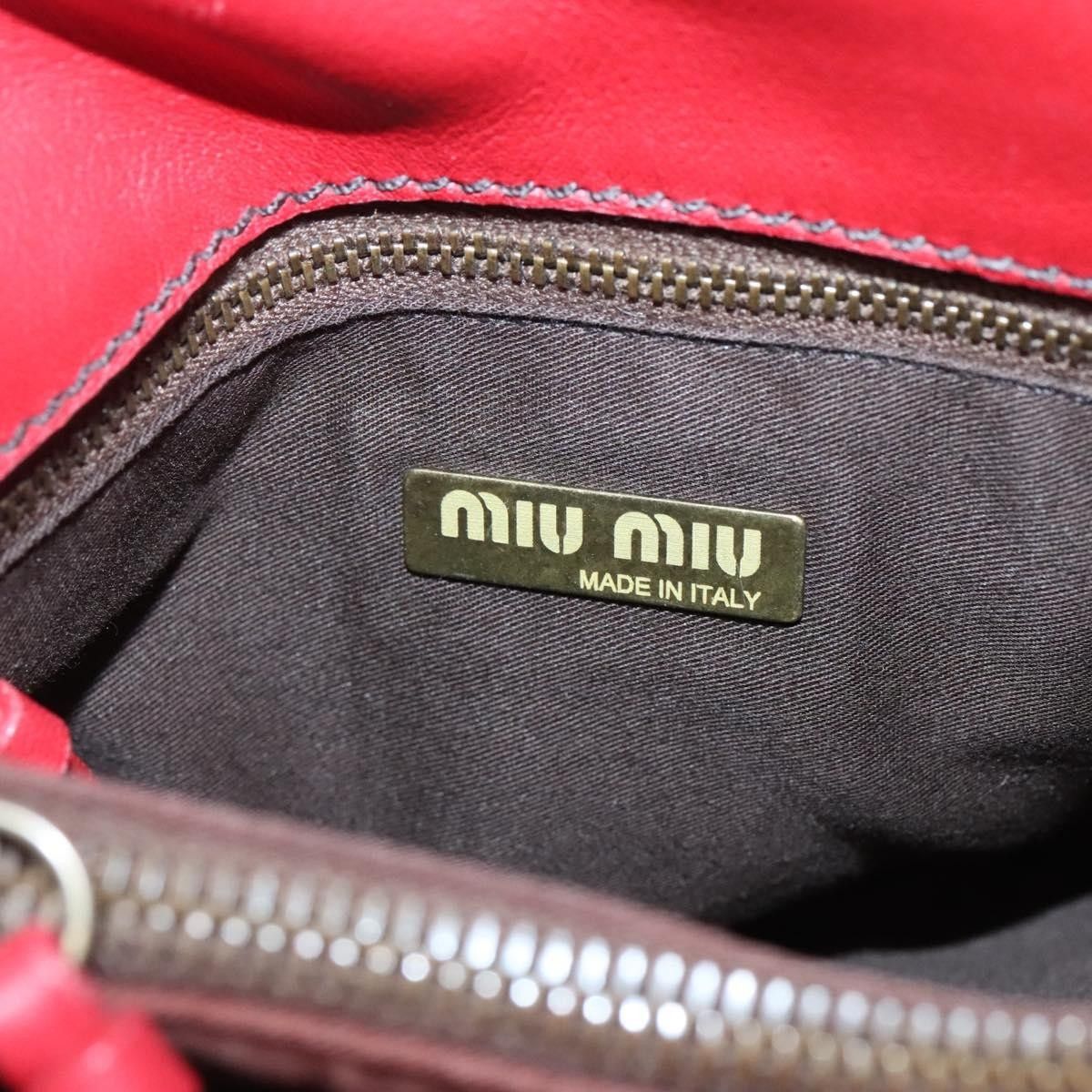 Miu Miu Miu Miu Triple Compartment Convertible Satchel Leather Size ONE SIZE - 6 Thumbnail