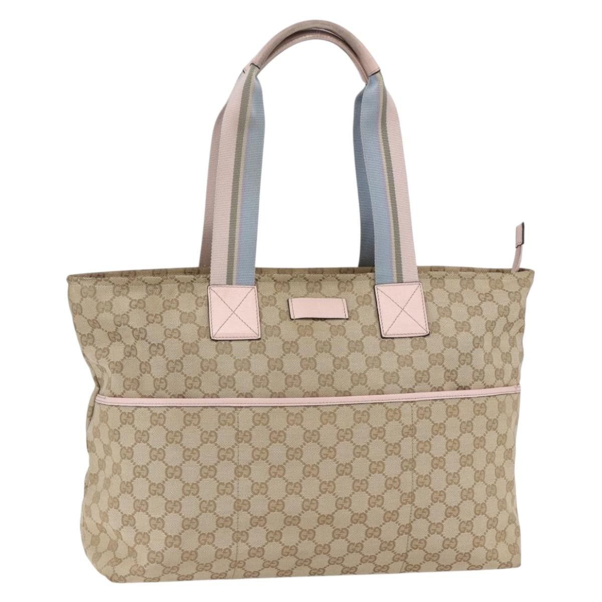 Gucci Gucci Diaper Web Strap Tote GG Canvas Size ONE SIZE - 24 Thumbnail