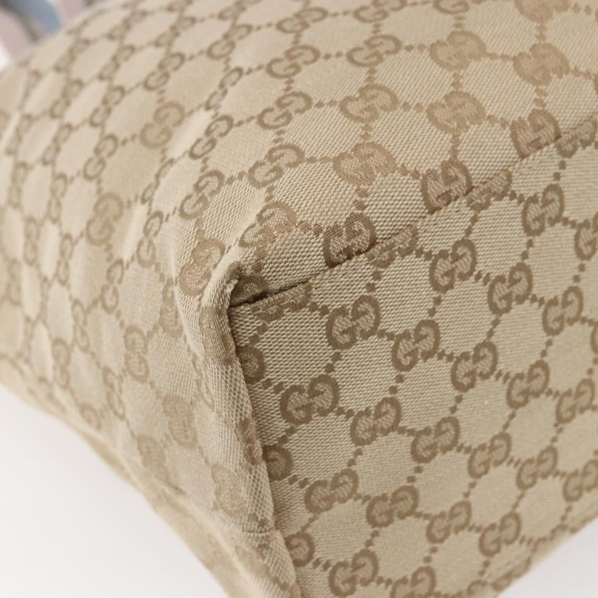 Gucci Gucci Diaper Web Strap Tote GG Canvas Size ONE SIZE - 11 Thumbnail