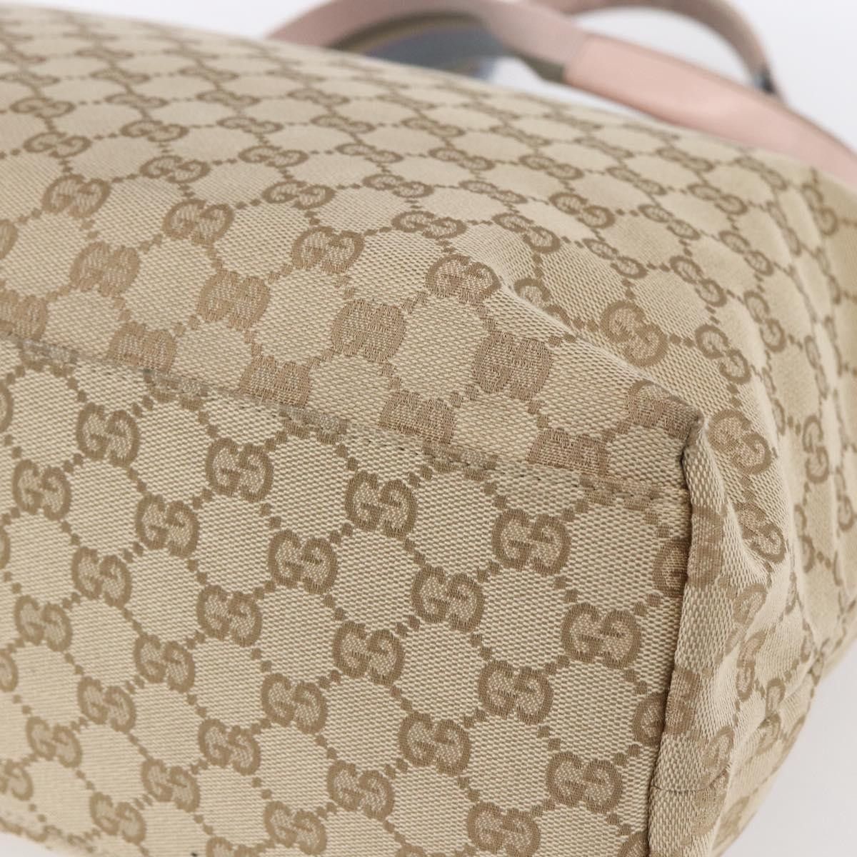 Gucci Gucci Diaper Web Strap Tote GG Canvas Size ONE SIZE - 12 Thumbnail