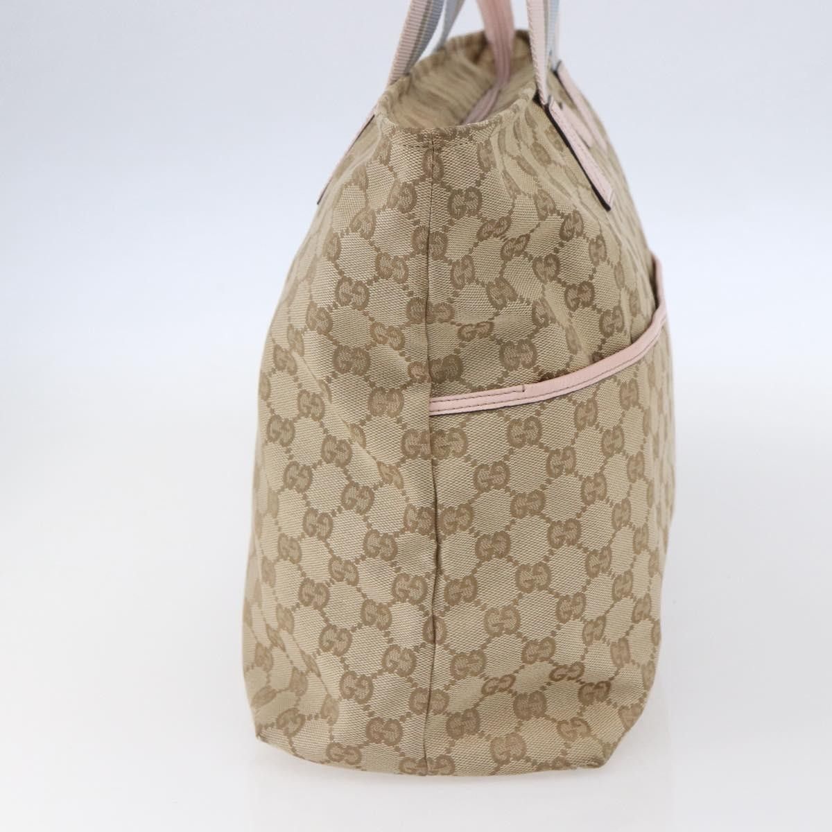 Gucci Gucci Diaper Web Strap Tote GG Canvas Size ONE SIZE - 4 Thumbnail