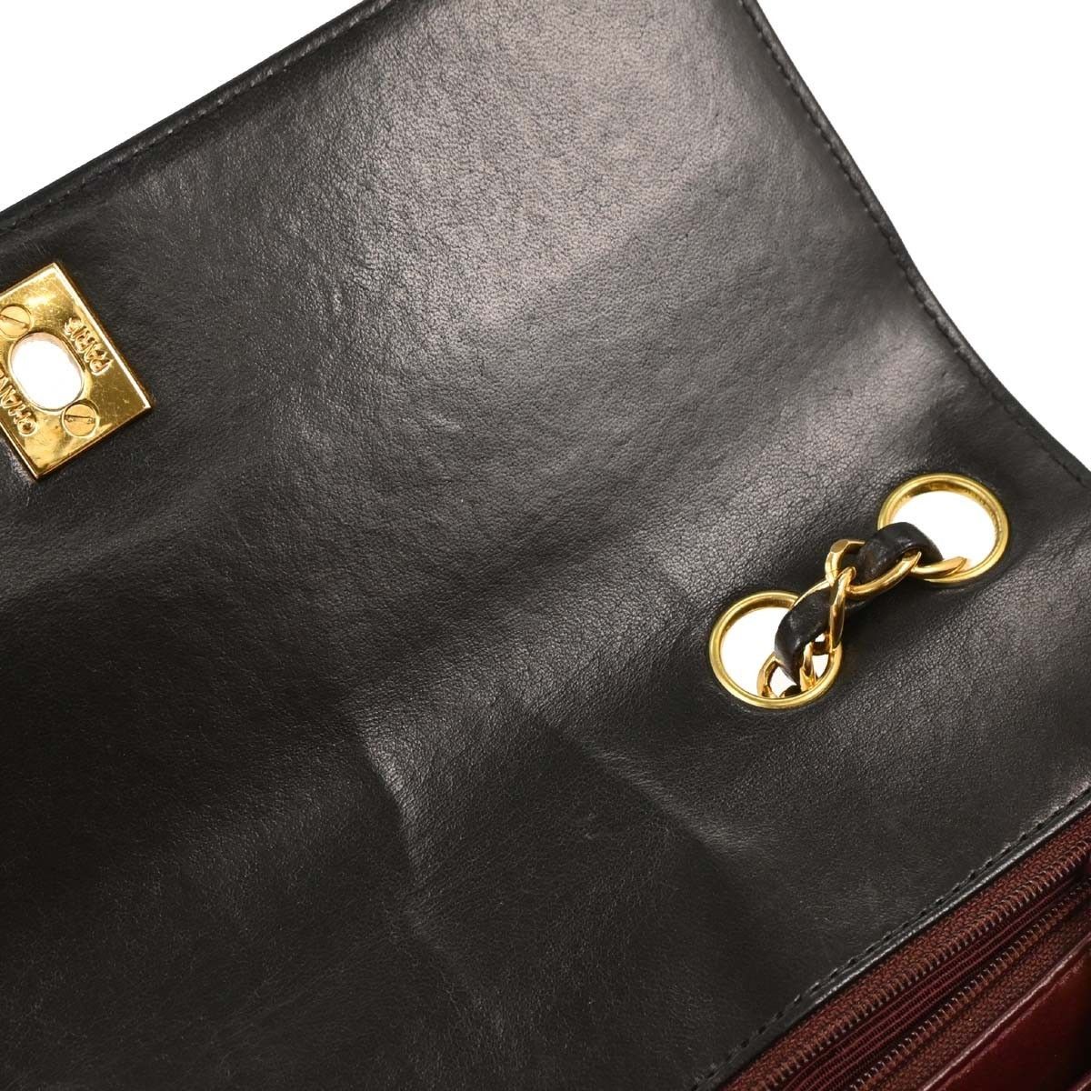 Chanel Chanel Vintage Vertical CC Flap Bag Leather Size ONE SIZE - 9 Thumbnail