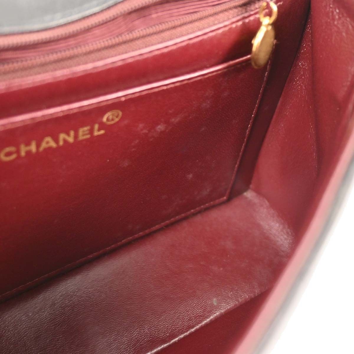 Chanel Chanel Vintage Vertical CC Flap Bag Leather Size ONE SIZE - 3 Thumbnail