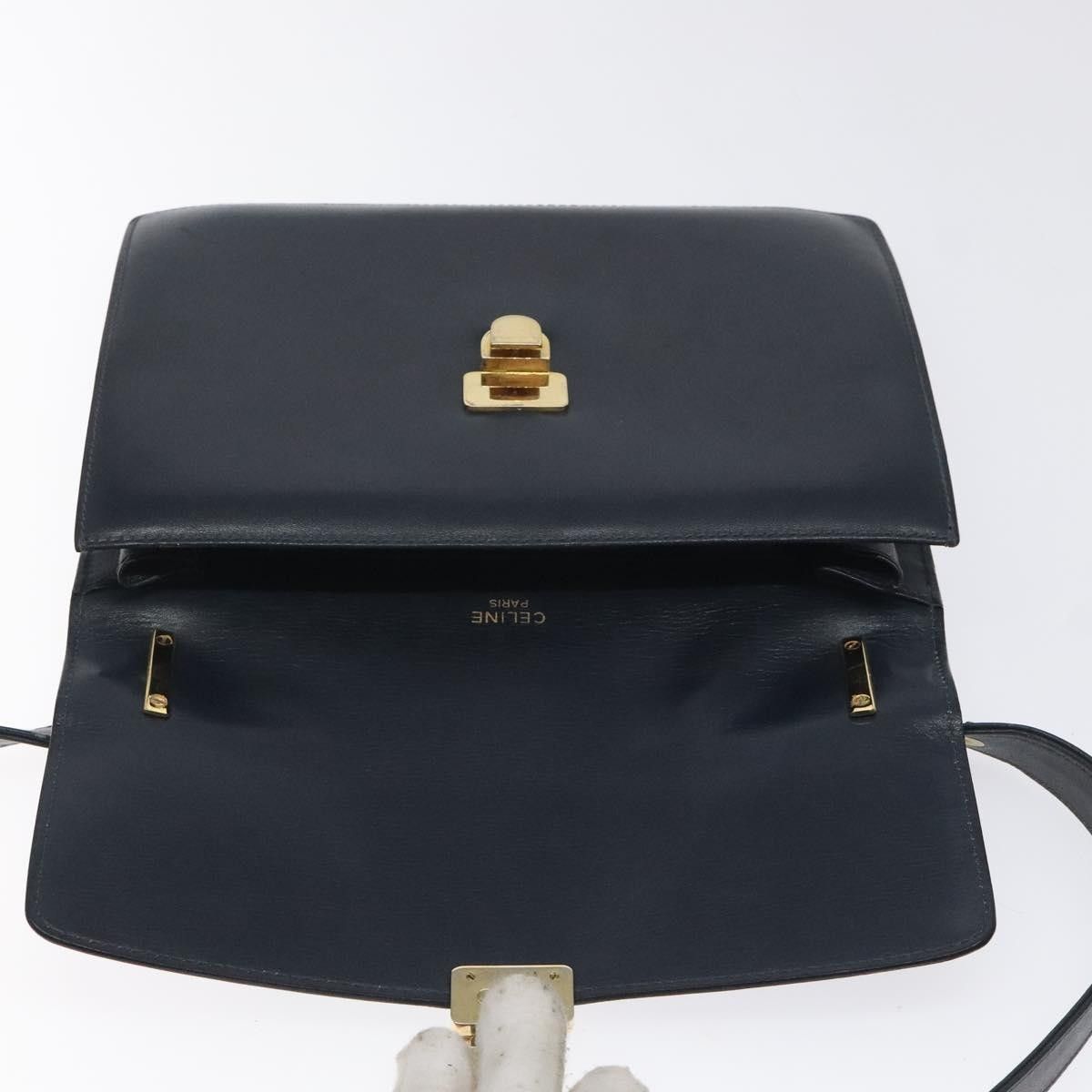 Celine Celine Flap Shoulder Bag Leather Size ONE SIZE - 18 Thumbnail