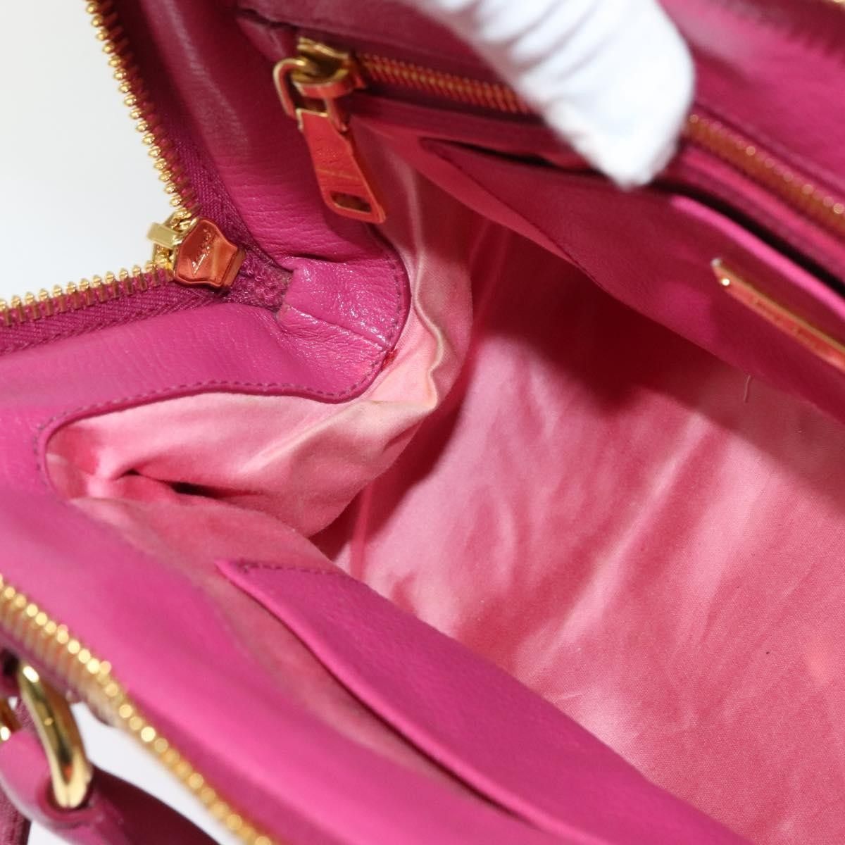 Miu Miu Miu Miu Madras Bowler Bag Leather Size ONE SIZE - 15 Thumbnail
