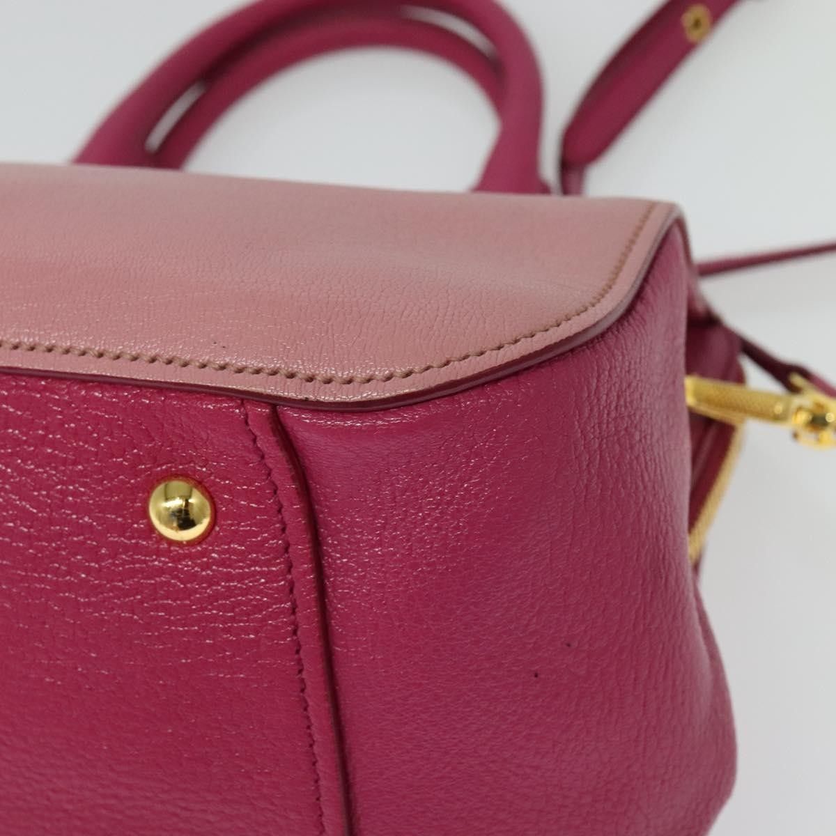 Miu Miu Miu Miu Madras Bowler Bag Leather Size ONE SIZE - 11 Thumbnail