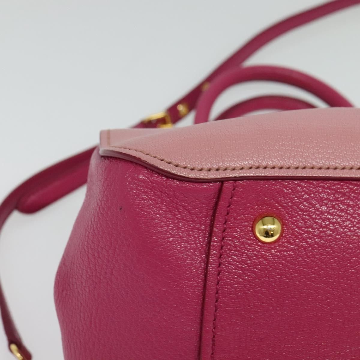 Miu Miu Miu Miu Madras Bowler Bag Leather Size ONE SIZE - 9 Thumbnail