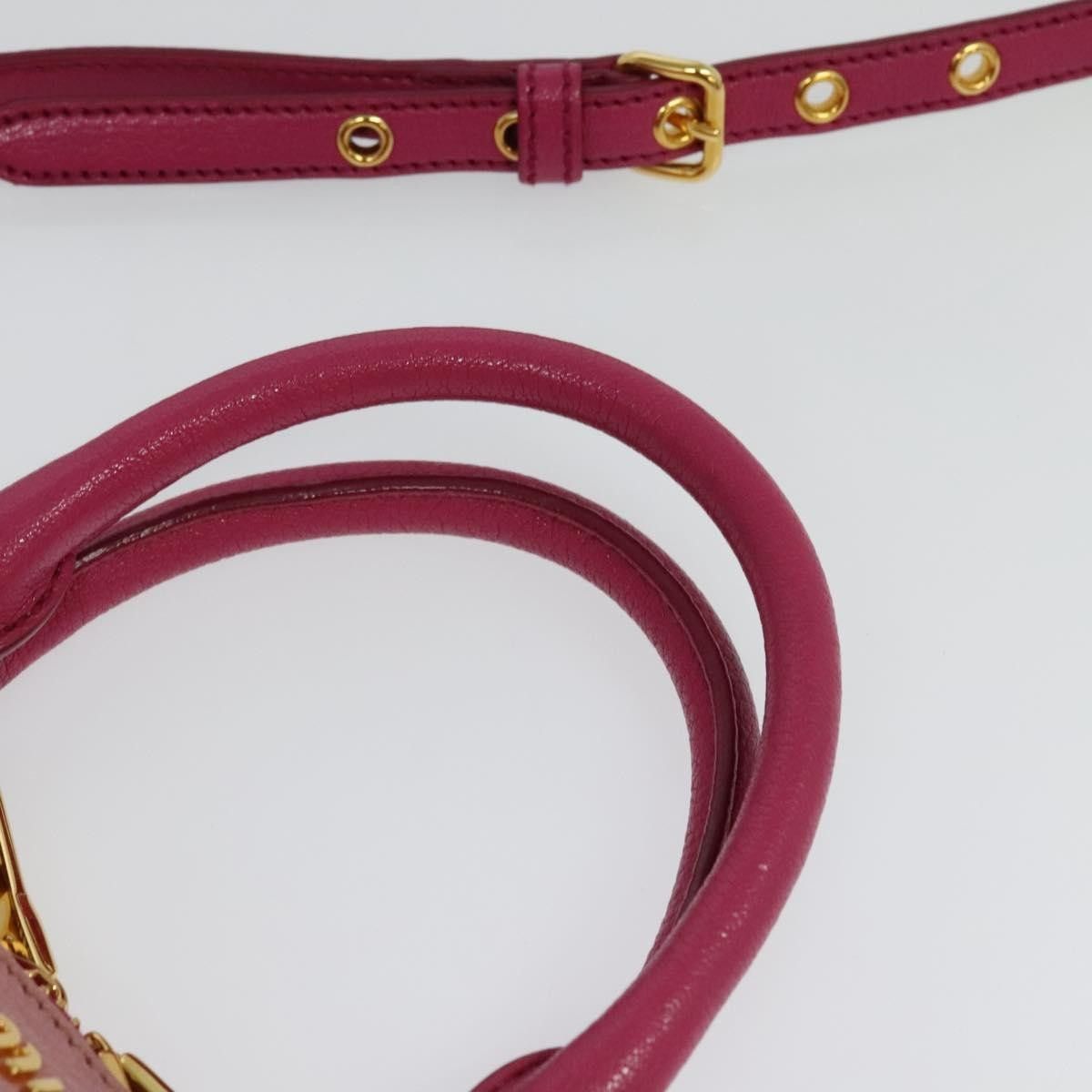 Miu Miu Miu Miu Madras Bowler Bag Leather Size ONE SIZE - 18 Thumbnail