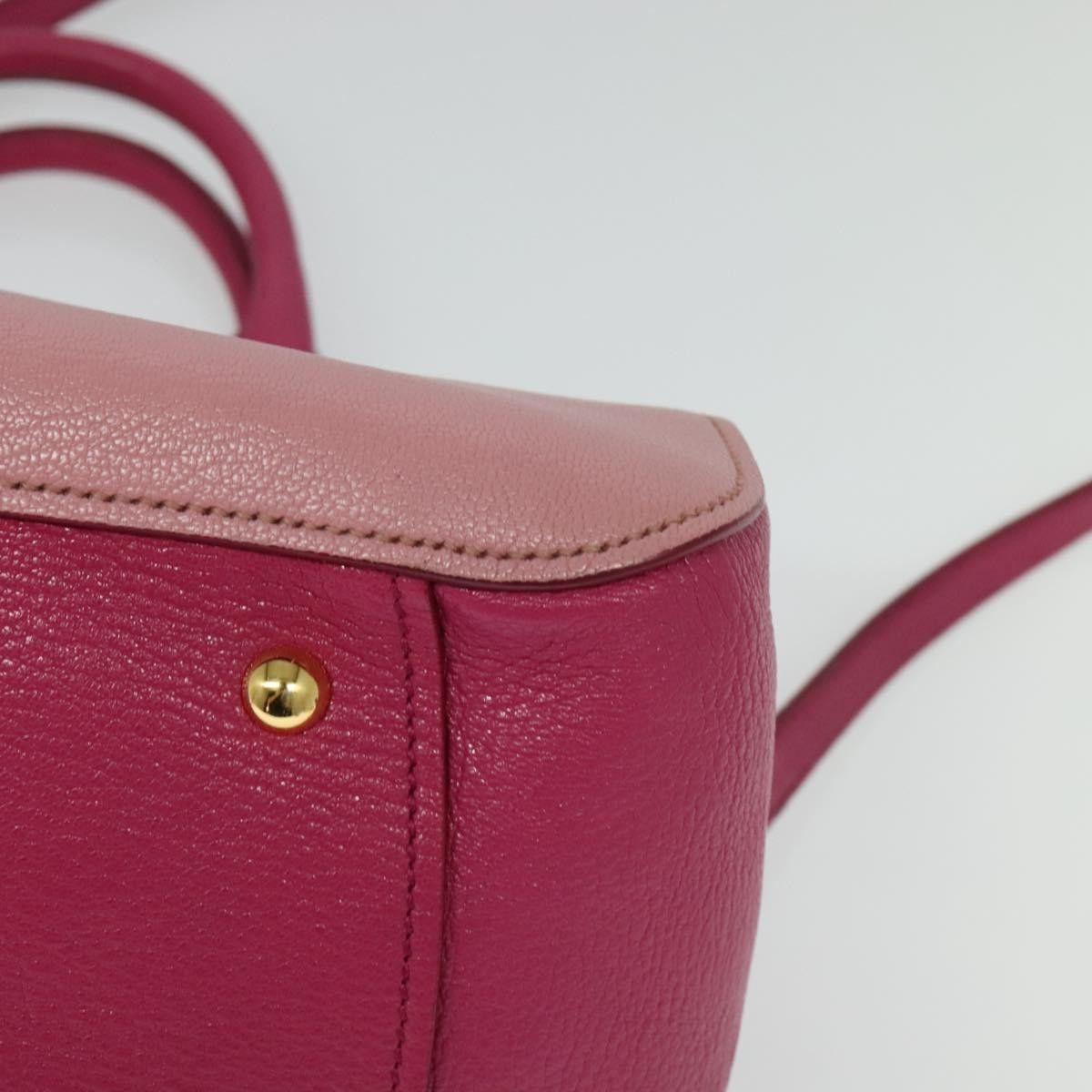 Miu Miu Miu Miu Madras Bowler Bag Leather Size ONE SIZE - 10 Thumbnail