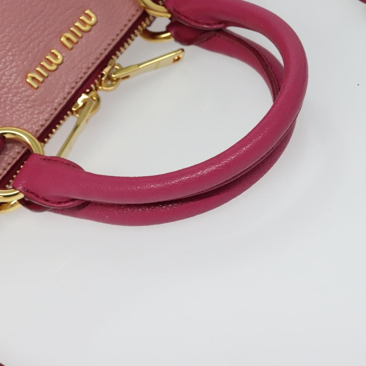 Miu Miu Miu Miu Madras Bowler Bag Leather Size ONE SIZE - 17 Thumbnail