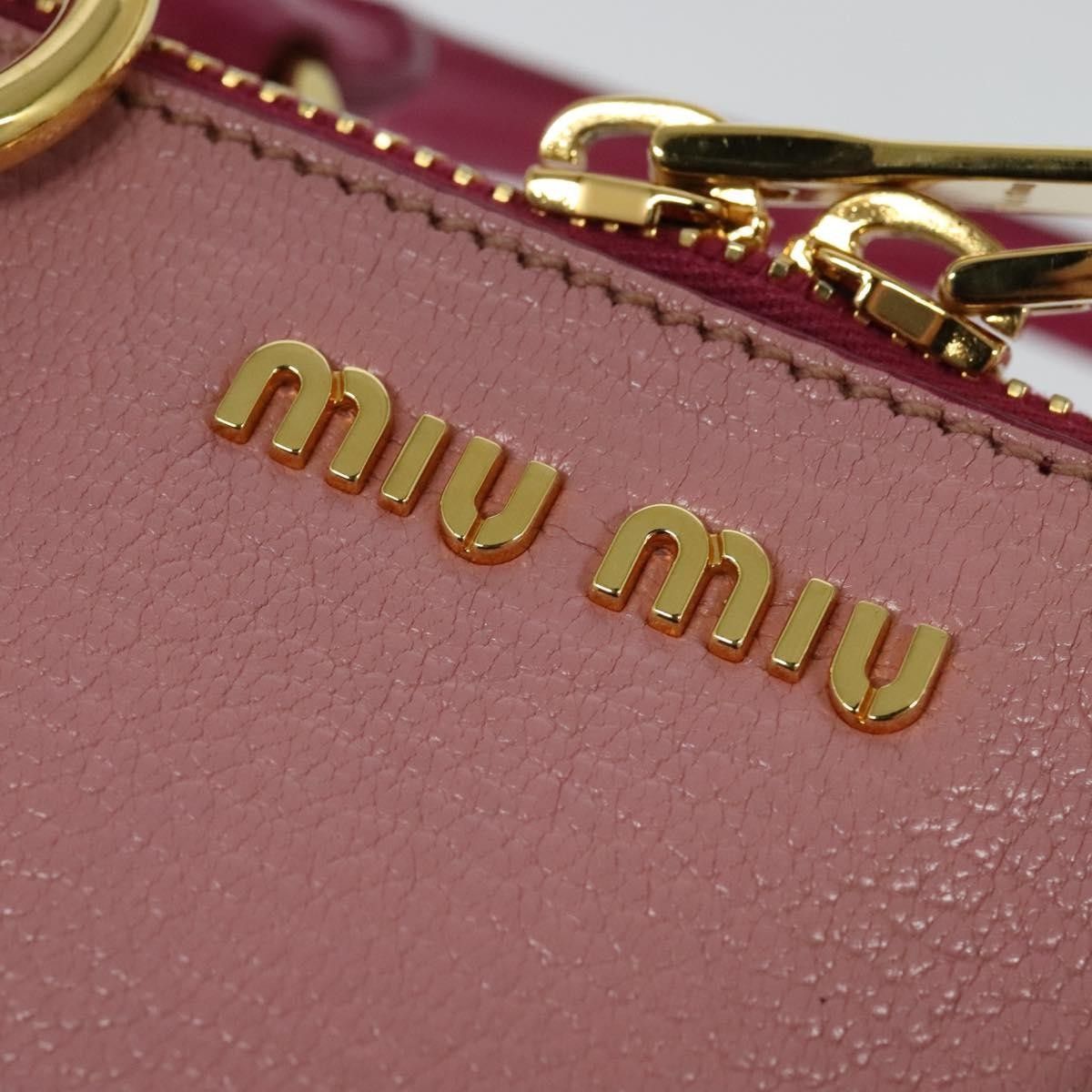 Miu Miu Miu Miu Madras Bowler Bag Leather Size ONE SIZE - 22 Thumbnail