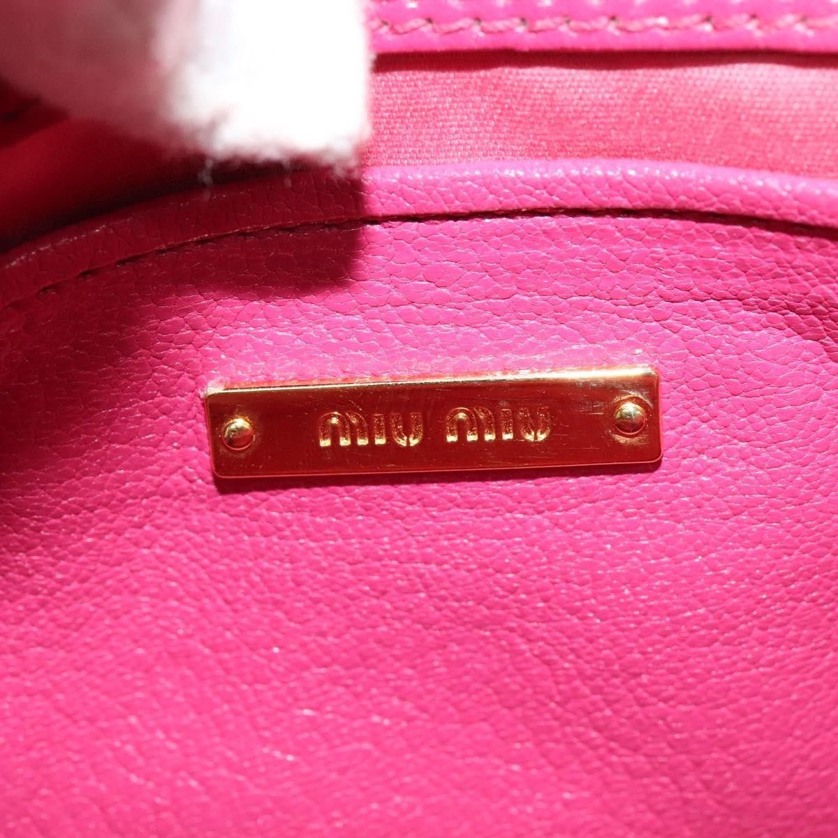 Miu Miu Miu Miu Madras Bowler Bag Leather Size ONE SIZE - 6 Thumbnail