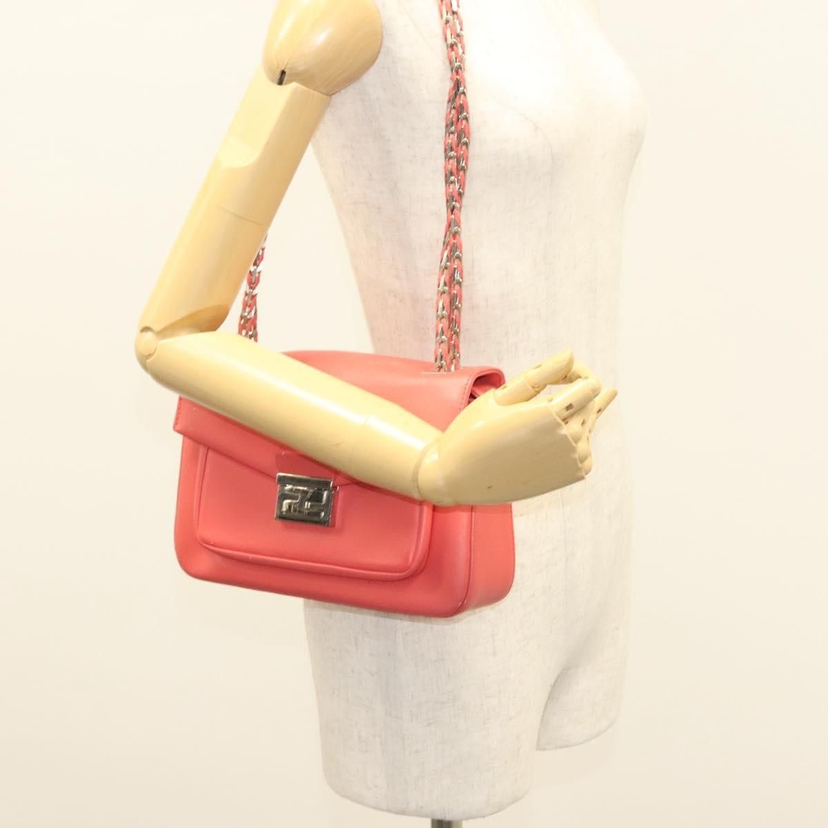 Fendi Fendi Be Baguette Flap Bag Leather Size ONE SIZE - 15 Thumbnail