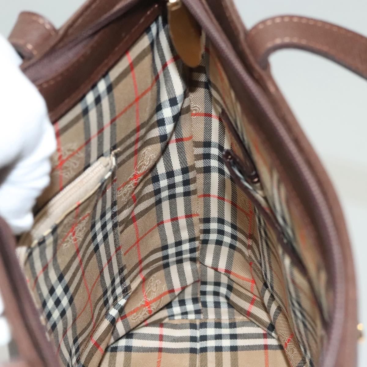 Burberry Burberry Handle Tote Leather Size ONE SIZE - 20 Thumbnail