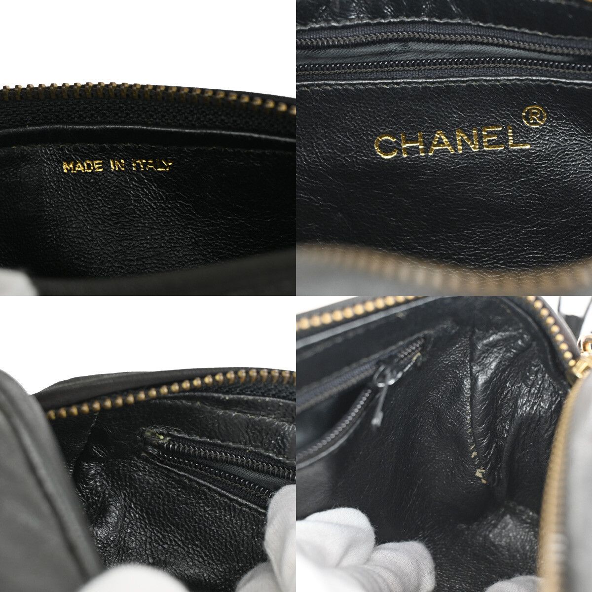 Chanel Chanel Vintage Diamond CC Barrel Bag Quilted Leather Size ONE SIZE - 6 Thumbnail