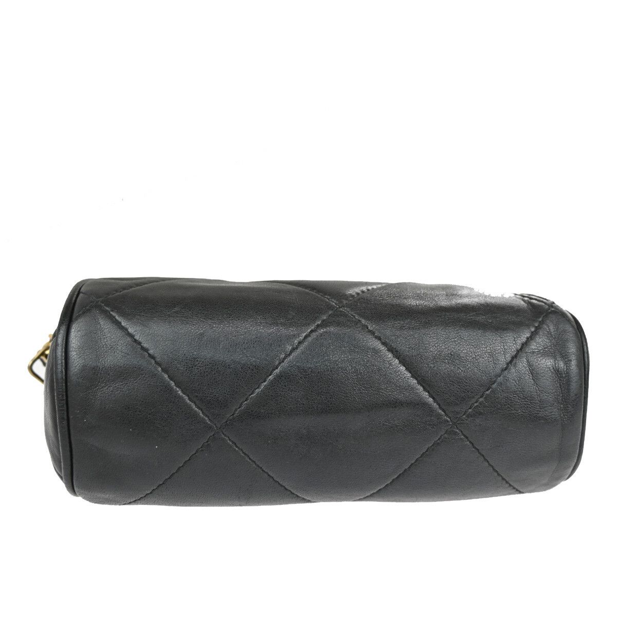 Chanel Chanel Vintage Diamond CC Barrel Bag Quilted Leather Size ONE SIZE - 13 Thumbnail