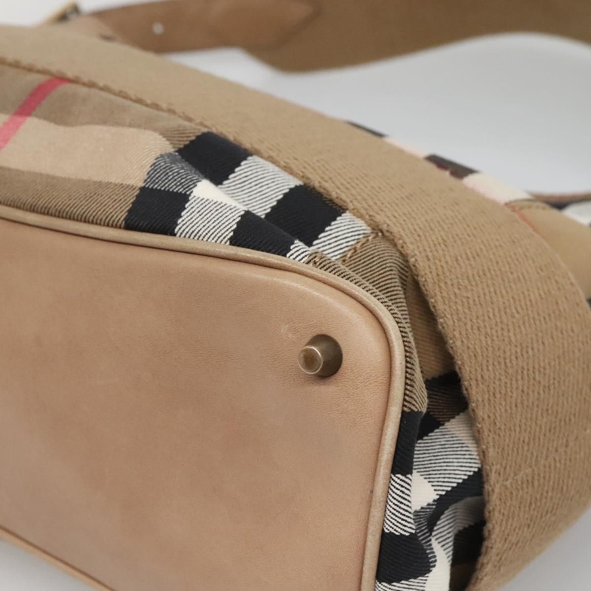 Burberry Burberry Parsons Hobo House Check Canvas and Leather Size ONE SIZE - 15 Thumbnail