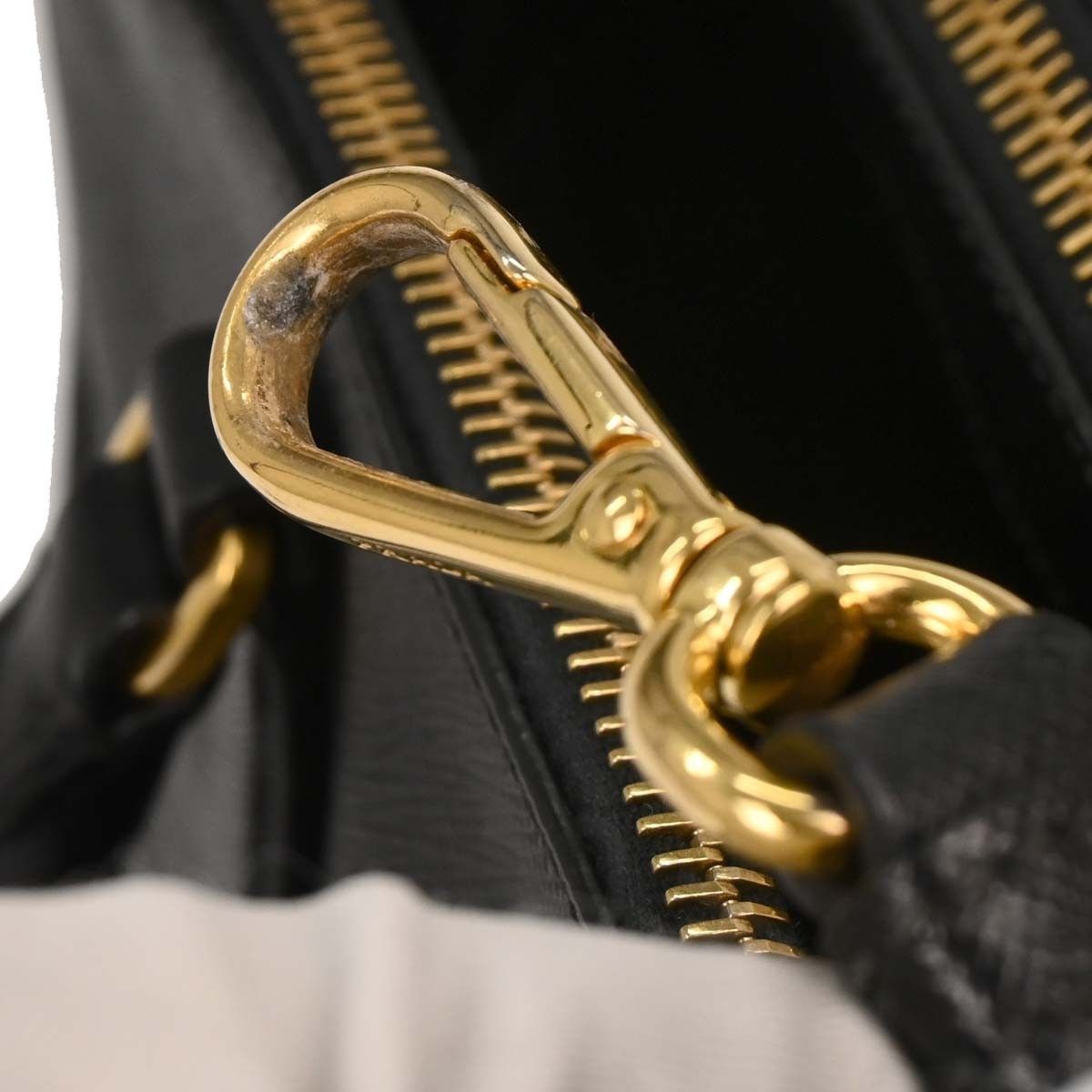 Prada Prada Galleria Double Zip Tote Saffiano Leather Size ONE SIZE - 9 Thumbnail