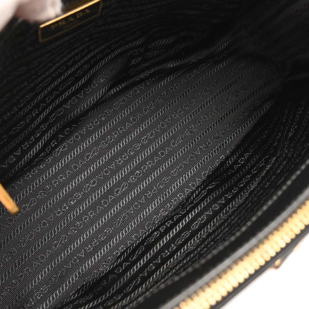Prada Prada Galleria Double Zip Tote Saffiano Leather Size ONE SIZE - 4 Thumbnail