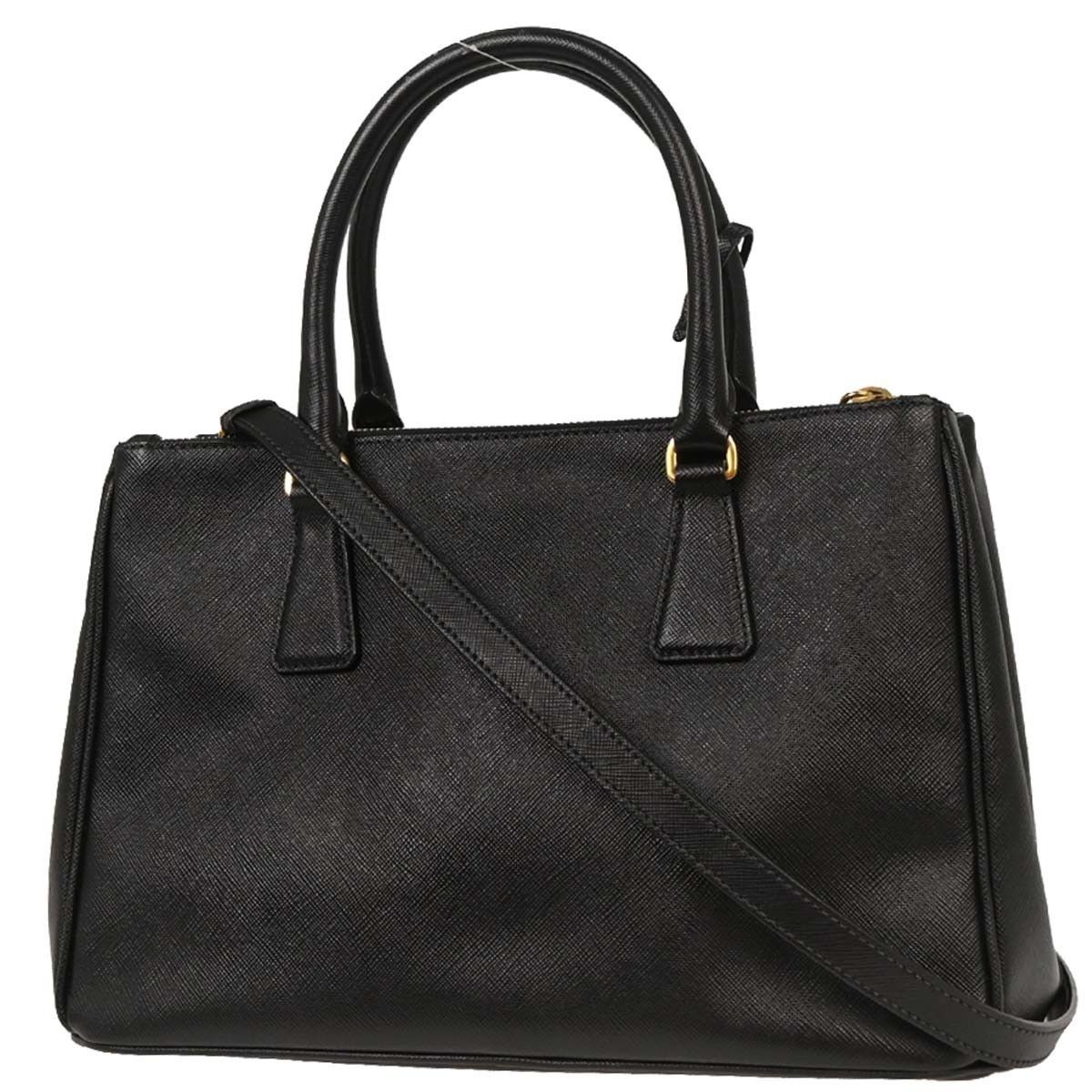 Prada Prada Galleria Double Zip Tote Saffiano Leather Size ONE SIZE - 2 Thumbnail