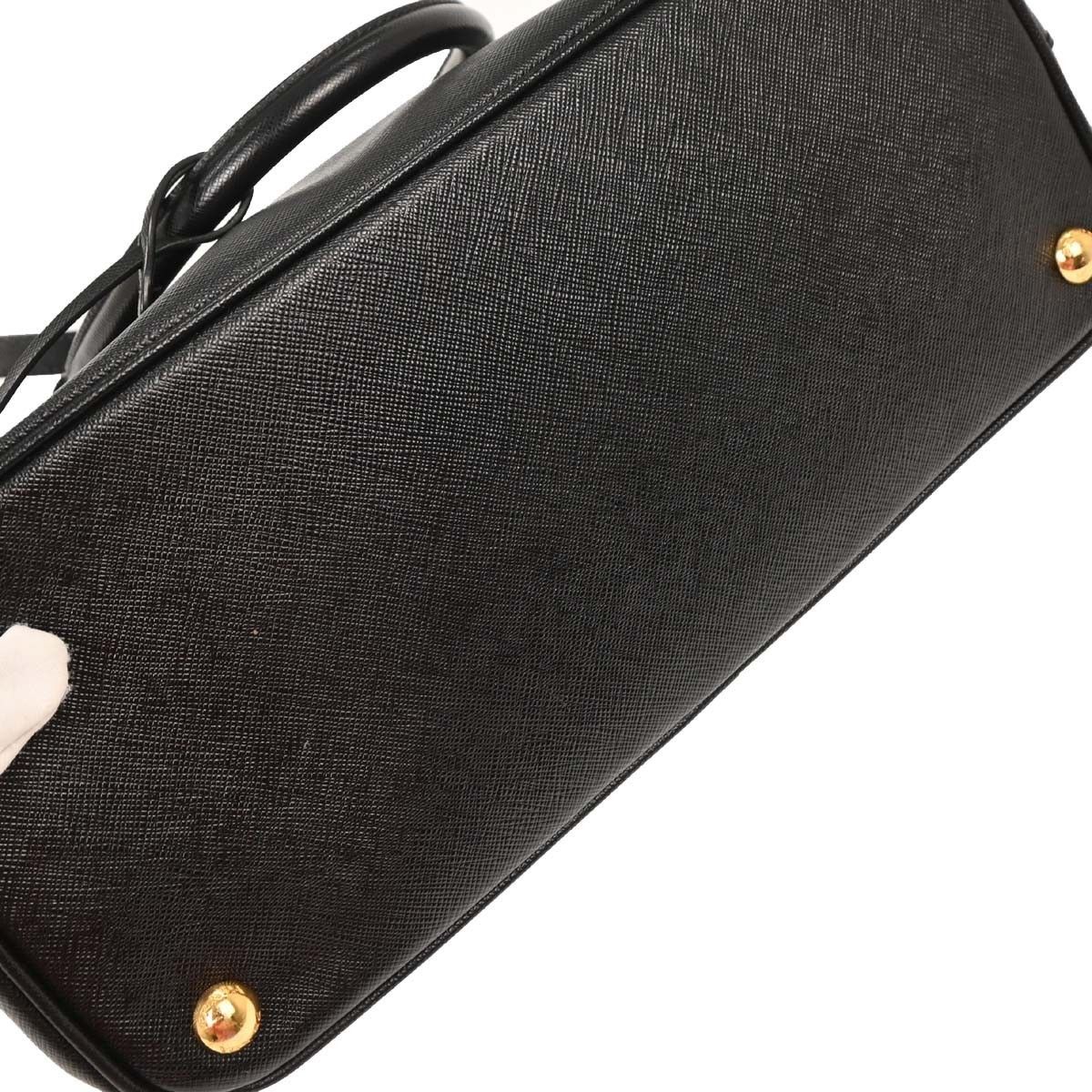 Prada Prada Galleria Double Zip Tote Saffiano Leather Size ONE SIZE - 7 Thumbnail