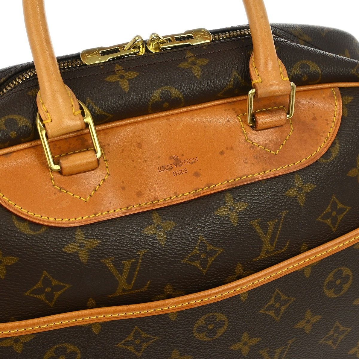 Louis Vuitton Louis Vuitton Deauville Handbag Monogram Canvas Size ONE SIZE - 9 Thumbnail