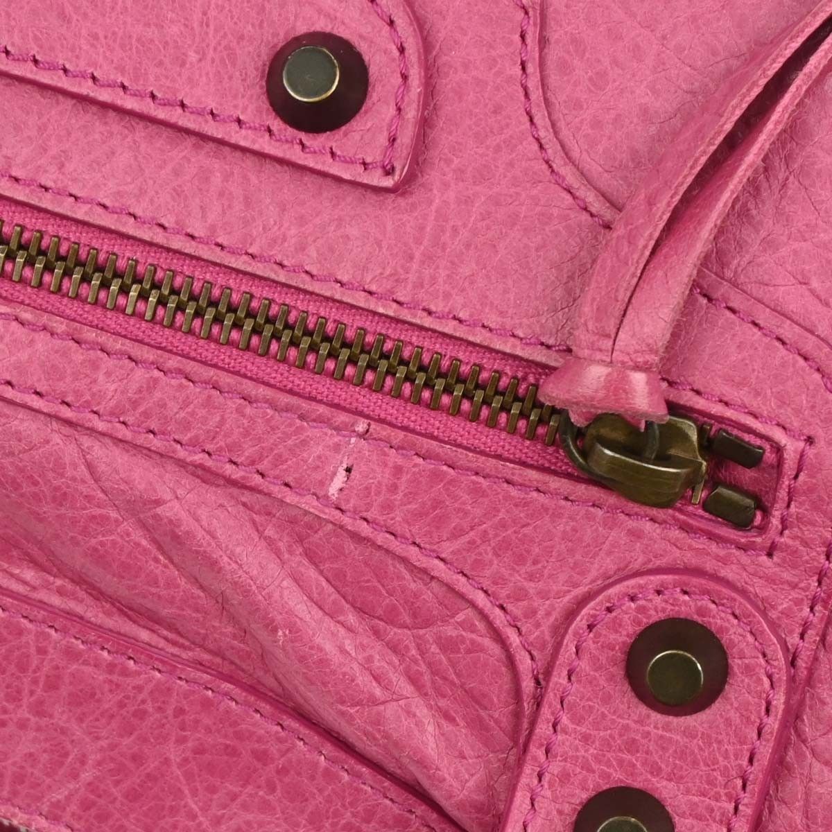 Balenciaga Balenciaga First Classic Studs Bag Leather Size ONE SIZE - 9 Thumbnail
