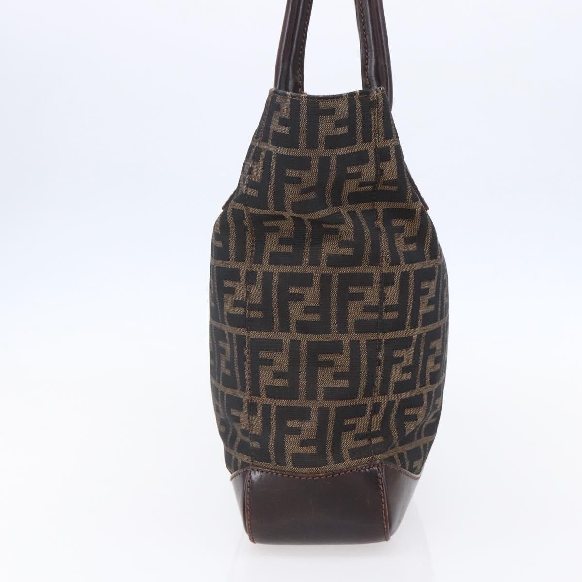 Fendi Fendi Vintage Open Tote Zucca Canvas with Leather Size ONE SIZE - 3 Thumbnail