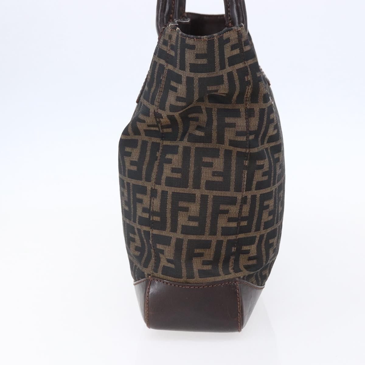 Fendi Fendi Vintage Open Tote Zucca Canvas with Leather Size ONE SIZE - 4 Thumbnail