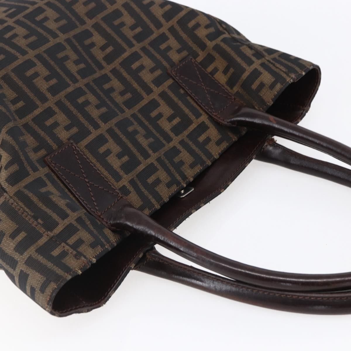 Fendi Fendi Vintage Open Tote Zucca Canvas with Leather Size ONE SIZE - 19 Thumbnail