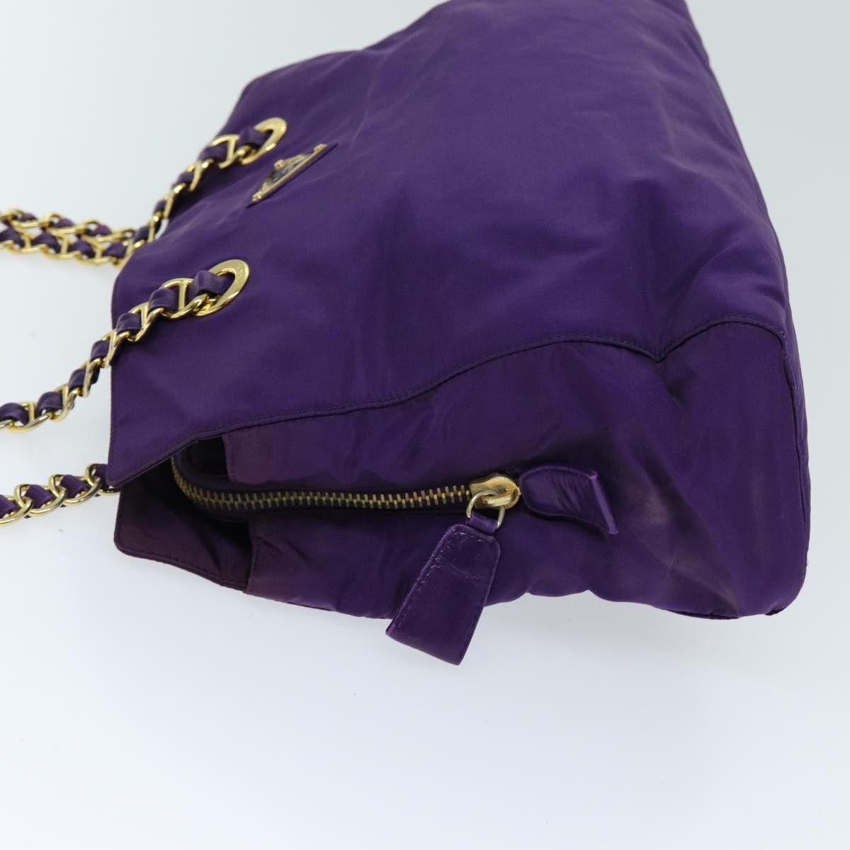 Prada Prada Convertible Chain Tote Quilted Tessuto Size ONE SIZE - 4 Thumbnail