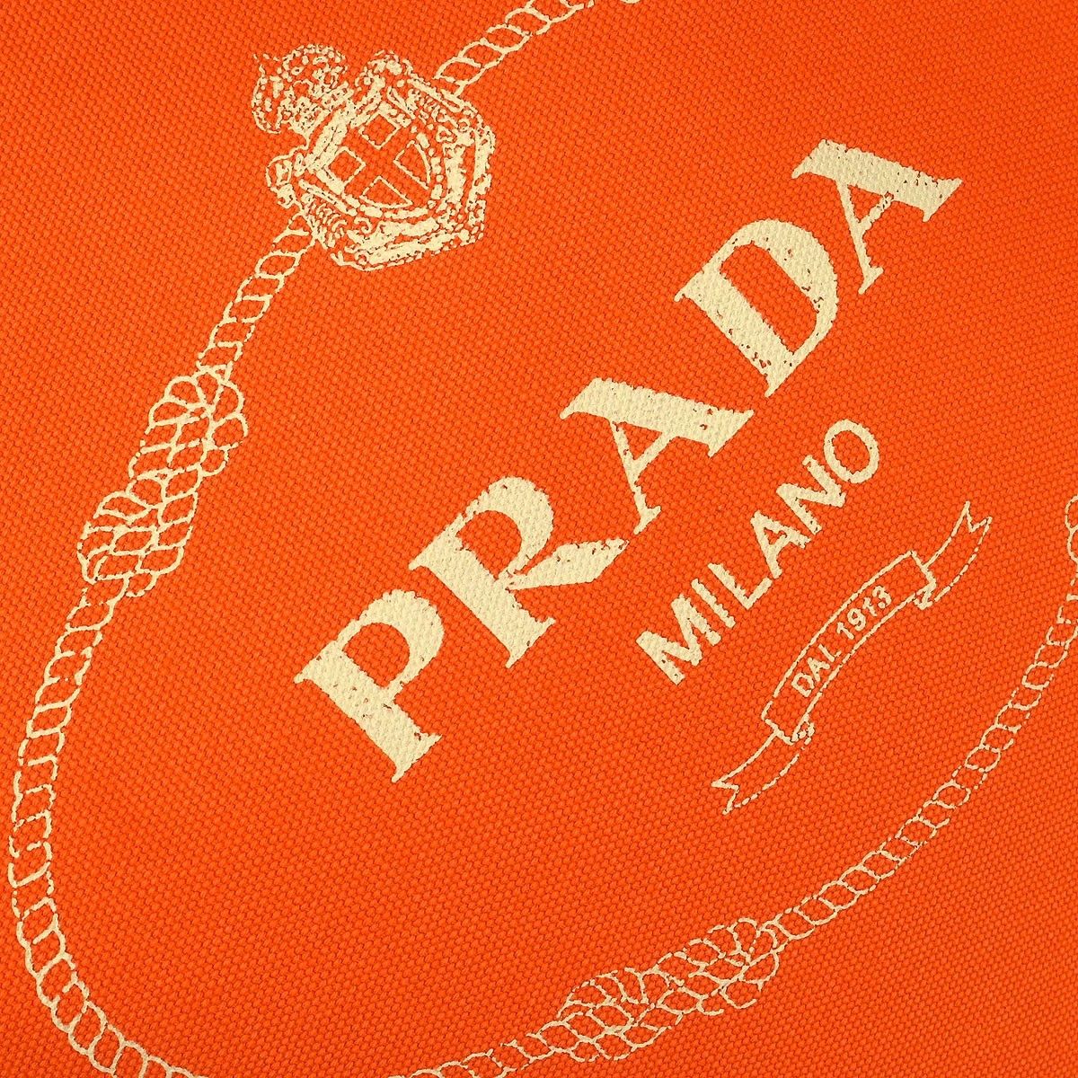 Prada Prada Canapa Convertible Shopping Tote Canvas Size ONE SIZE - 9 Thumbnail