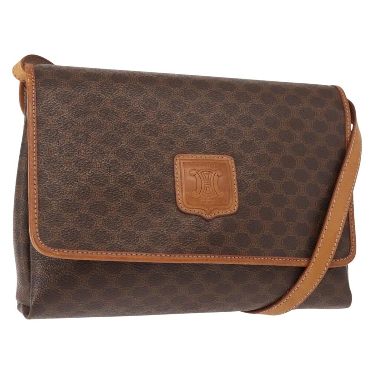 Celine Celine Vintage Macadam Shoulder Bag Canvas Size ONE SIZE - 16 Thumbnail
