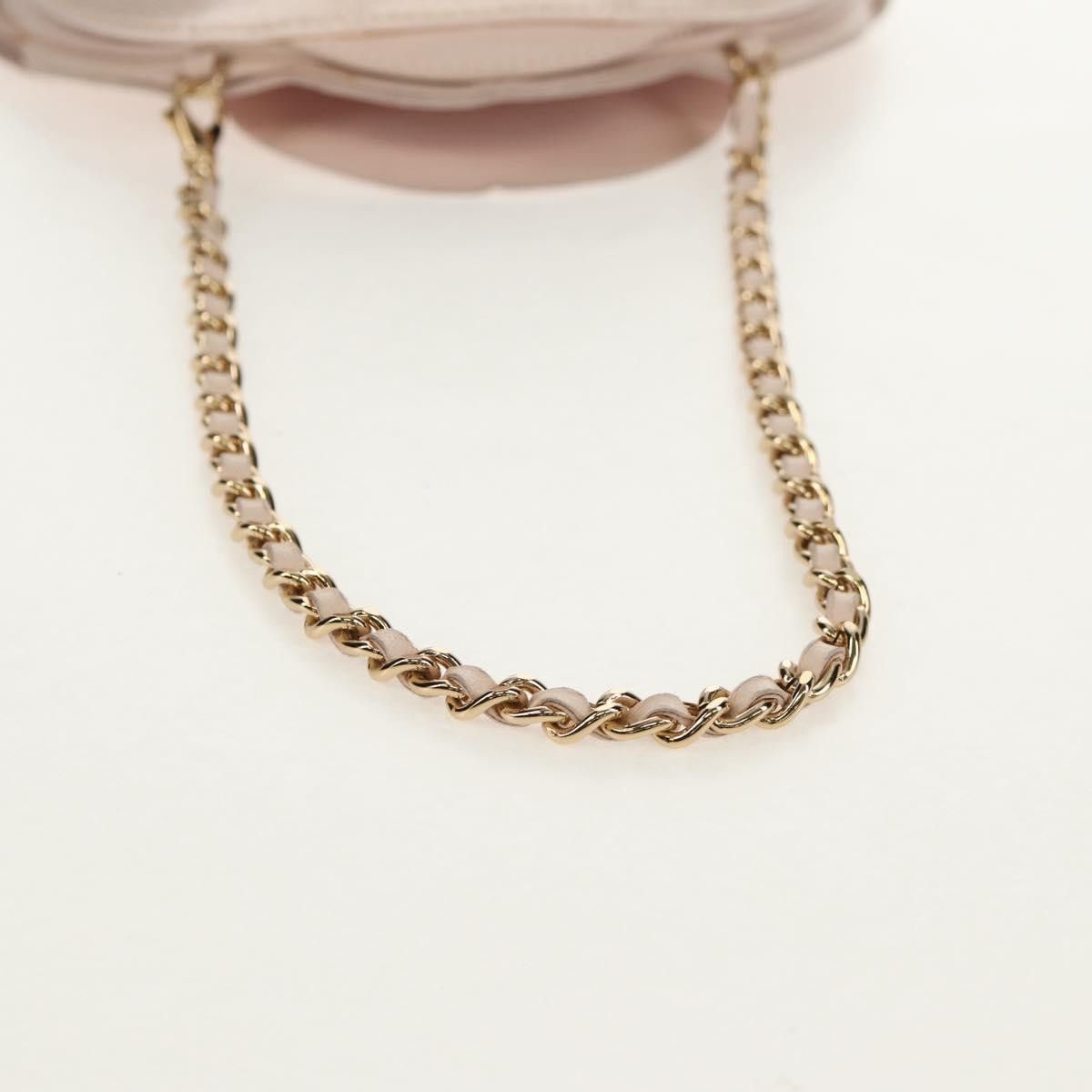 Chanel Chanel Camellia Round Clutch with Chain Satin Size ONE SIZE - 14 Thumbnail