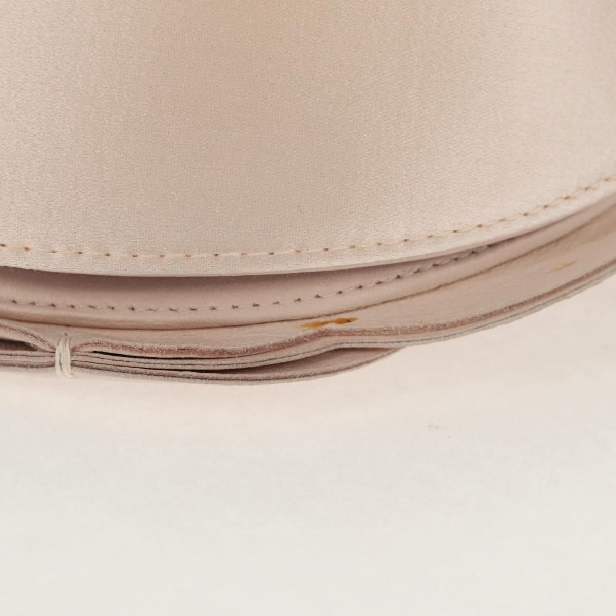 Chanel Chanel Camellia Round Clutch with Chain Satin Size ONE SIZE - 9 Thumbnail