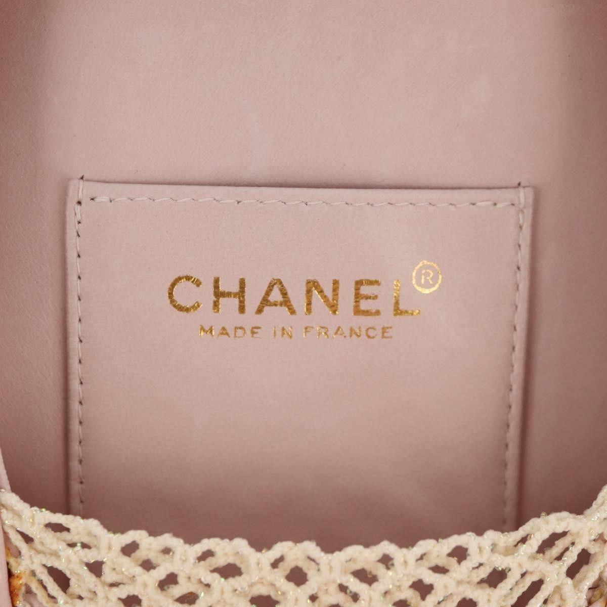 Chanel Chanel Camellia Round Clutch with Chain Satin Size ONE SIZE - 6 Thumbnail