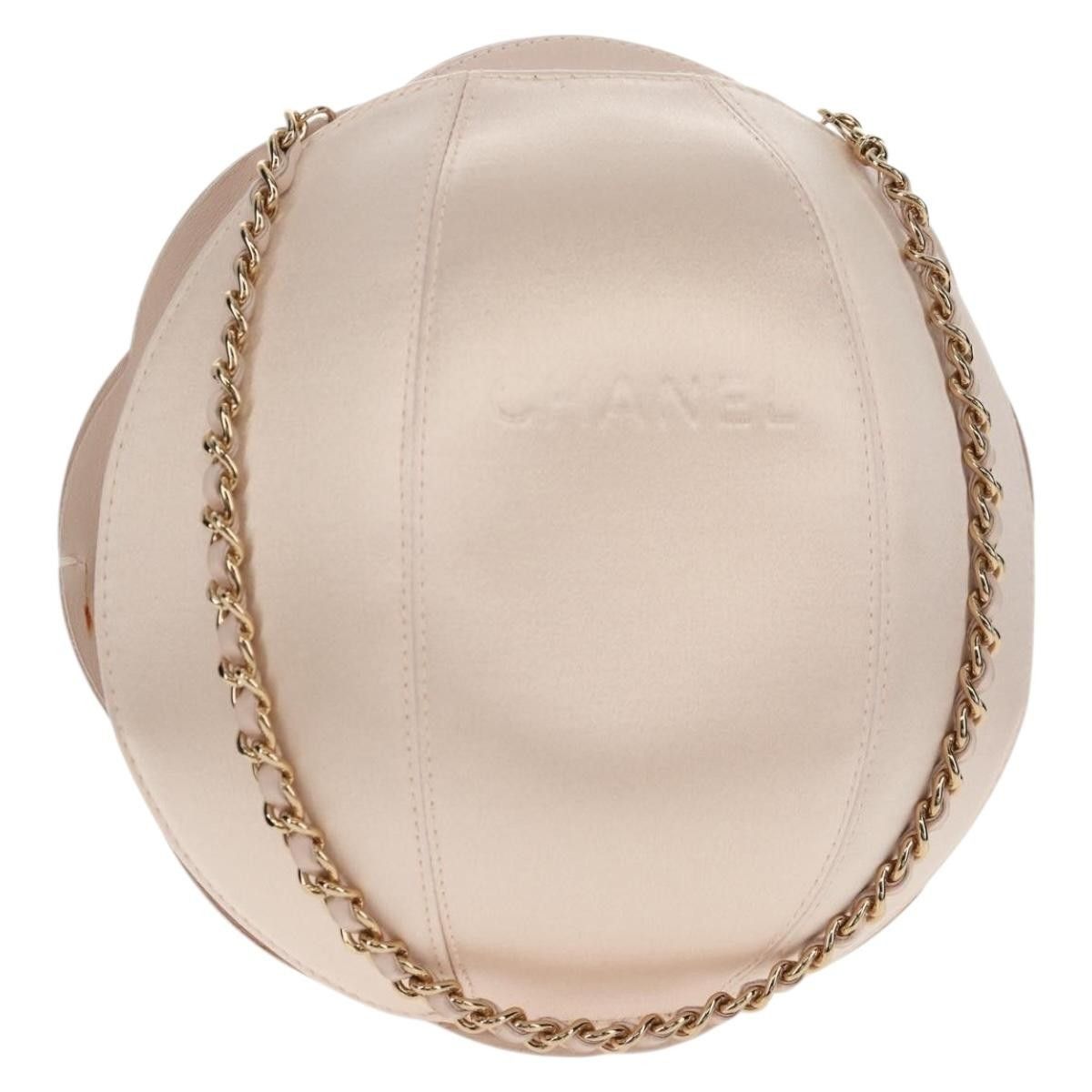 Chanel Chanel Camellia Round Clutch with Chain Satin Size ONE SIZE - 18 Thumbnail
