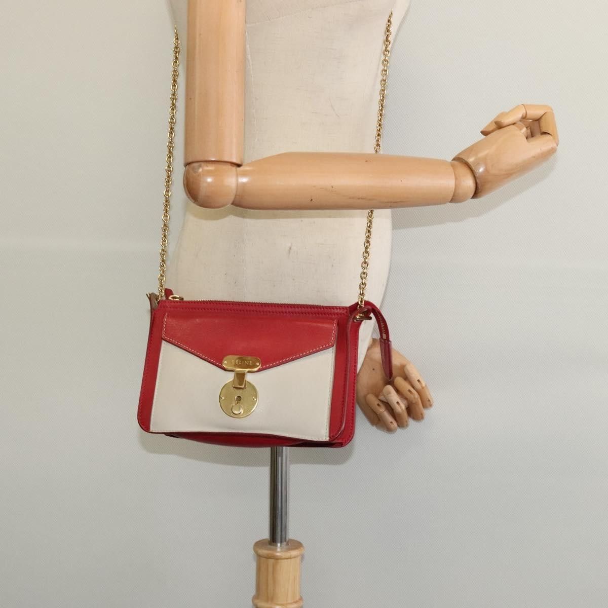 Celine Celine Shoulder Bag Leather Size ONE SIZE - 14 Thumbnail