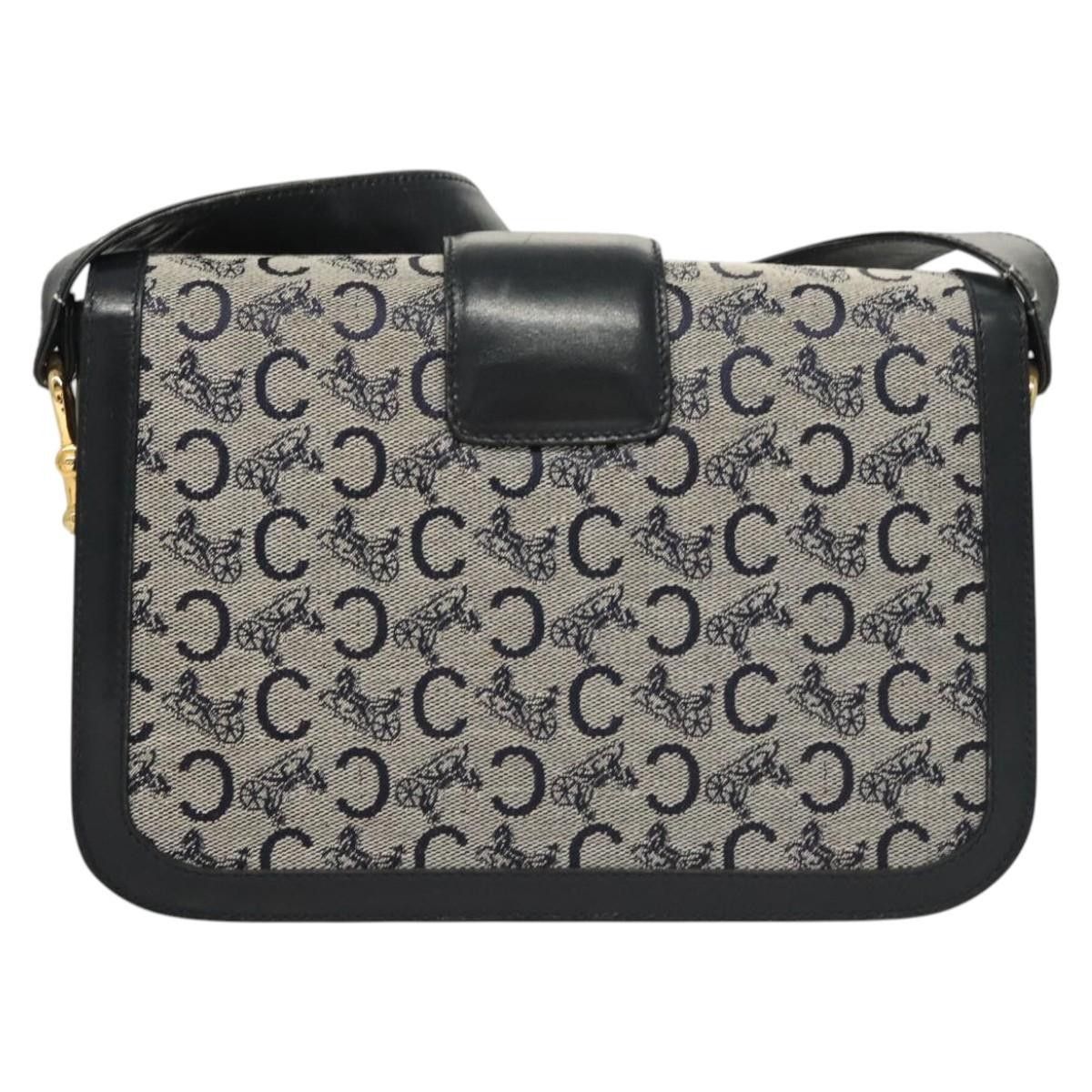Celine Celine C Sulky Shoulder bag Canvas and Leather Size ONE SIZE - 2 Thumbnail