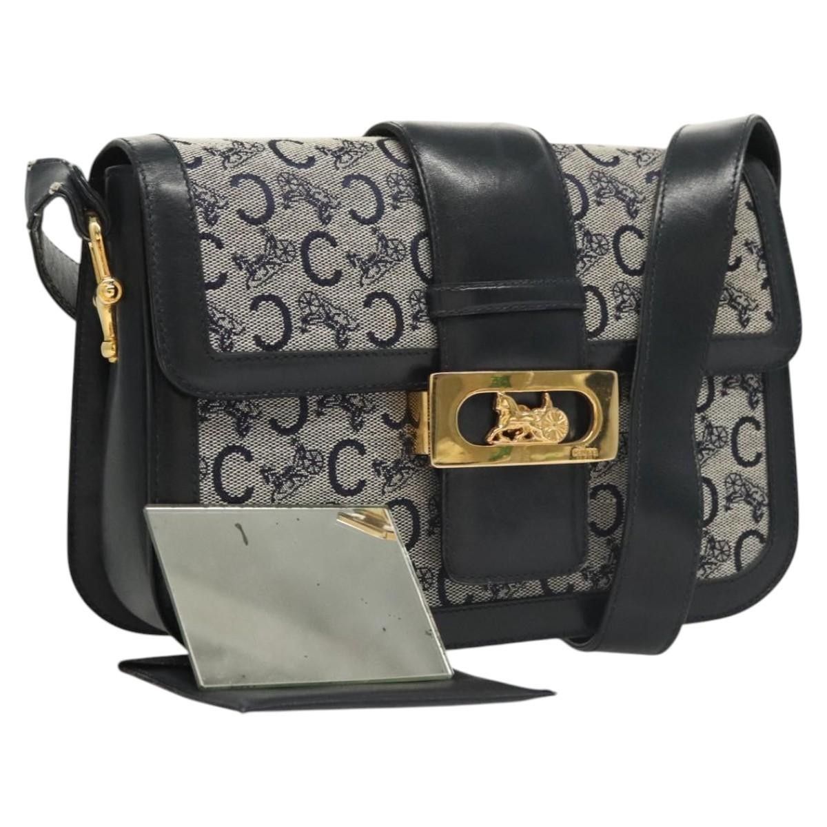 Celine Celine C Sulky Shoulder bag Canvas and Leather Size ONE SIZE - 18 Thumbnail