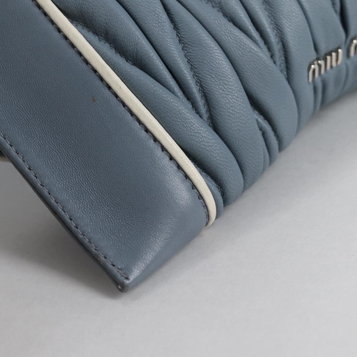 Miu Miu Miu Miu Madras Chain Clutch Matelasse Leather with Glitter Size ONE SIZE - 11 Thumbnail