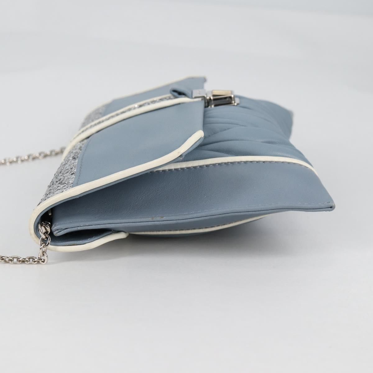 Miu Miu Miu Miu Madras Chain Clutch Matelasse Leather with Glitter Size ONE SIZE - 3 Thumbnail