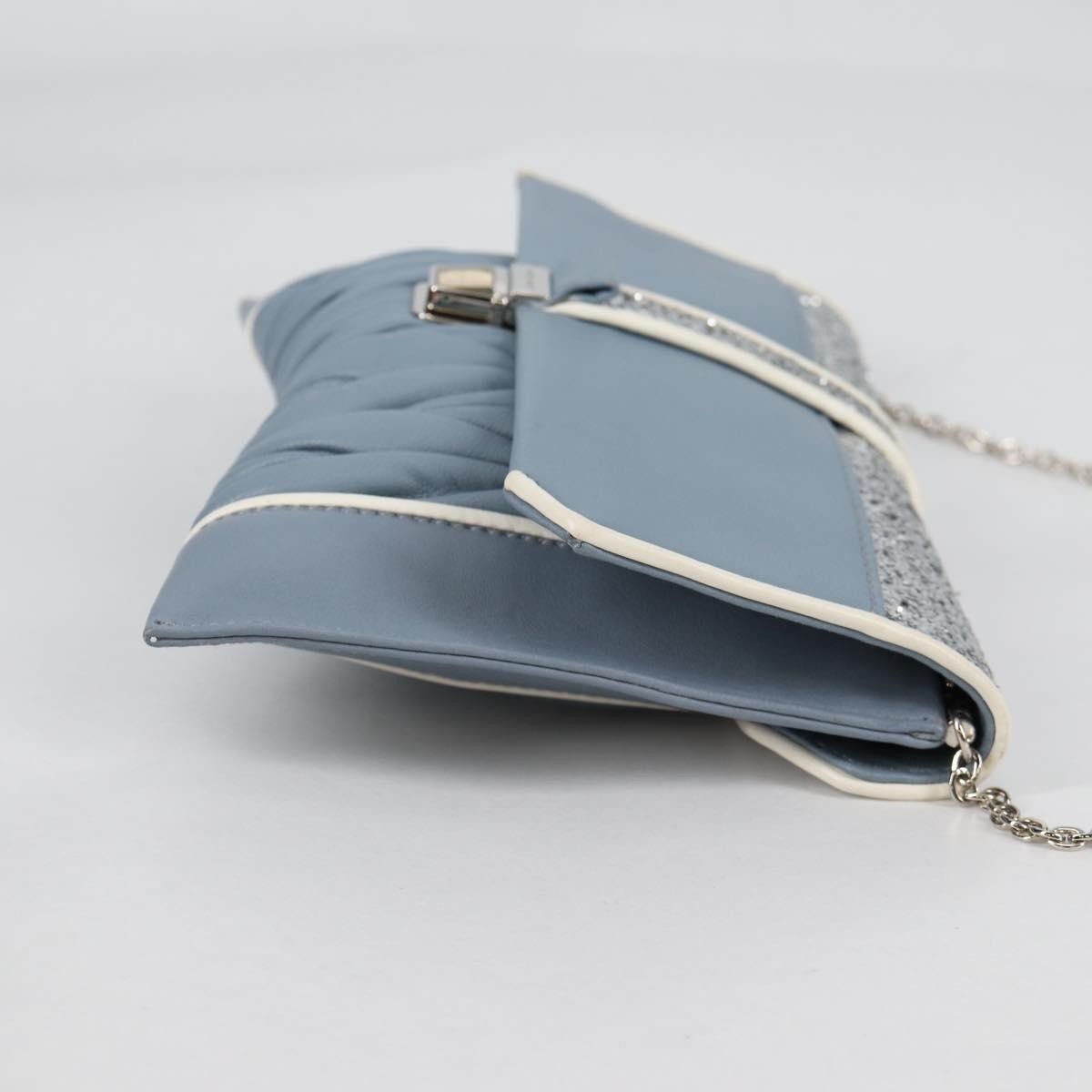 Miu Miu Miu Miu Madras Chain Clutch Matelasse Leather with Glitter Size ONE SIZE - 4 Thumbnail