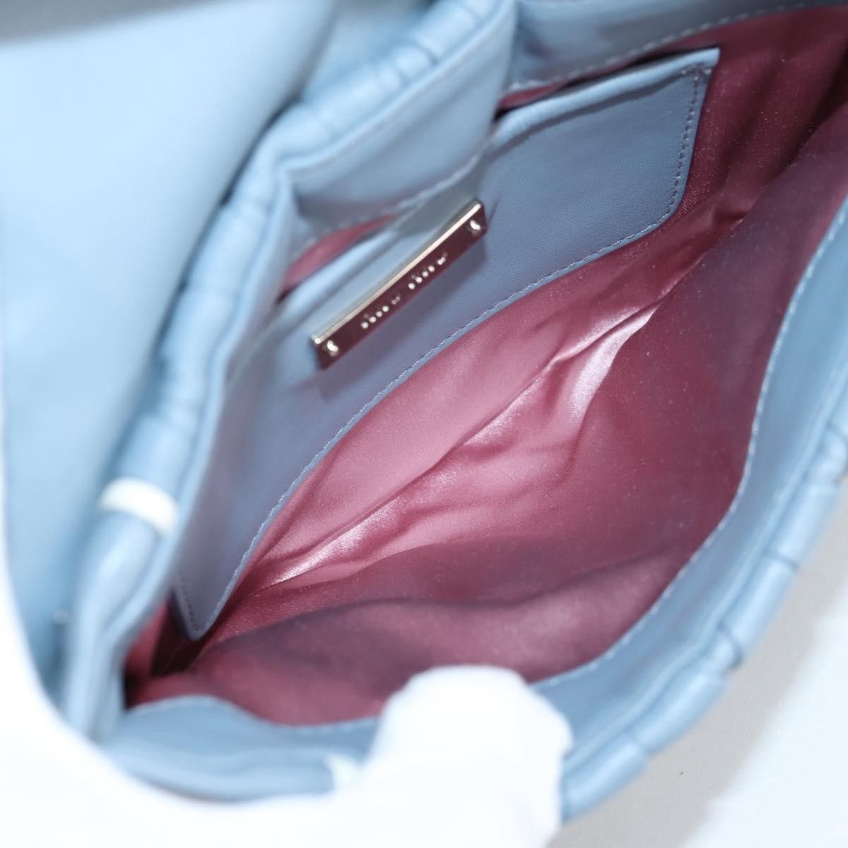 Miu Miu Miu Miu Madras Chain Clutch Matelasse Leather with Glitter Size ONE SIZE - 5 Thumbnail