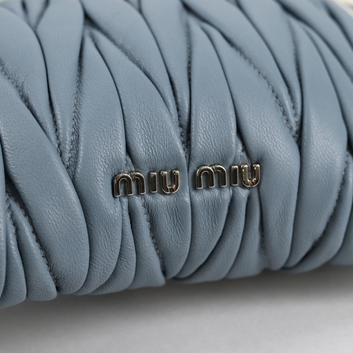 Miu Miu Miu Miu Madras Chain Clutch Matelasse Leather with Glitter Size ONE SIZE - 13 Thumbnail