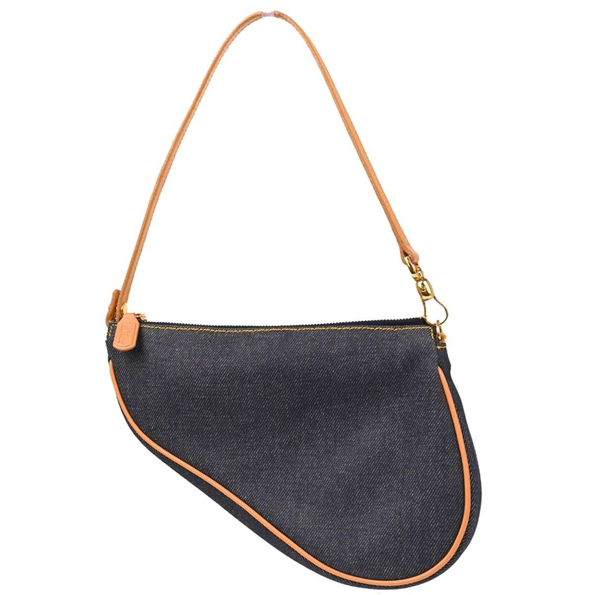 Dior Christian Dior Saddle Handbag Denim Size ONE SIZE - 2 Thumbnail