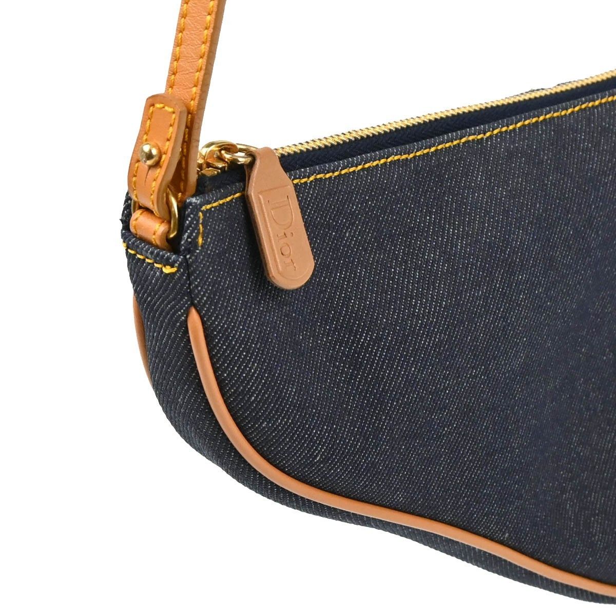 Dior Christian Dior Saddle Handbag Denim Size ONE SIZE - 8 Thumbnail