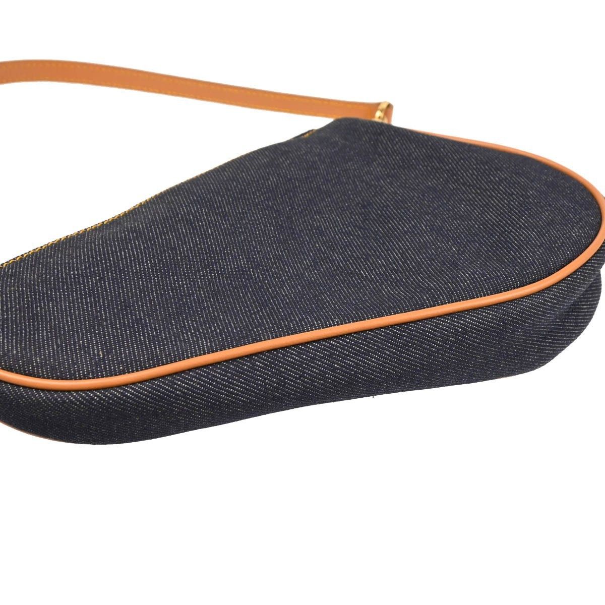 Dior Christian Dior Saddle Handbag Denim Size ONE SIZE - 7 Thumbnail